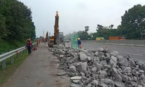 Jasamarga imbau waspadai kepadatan Tol Jakarta-Cikampek imbas pekerjaan Jasamarga imbau waspadai kepadatan Tol Jakarta-Cikampek imbas pekerjaan