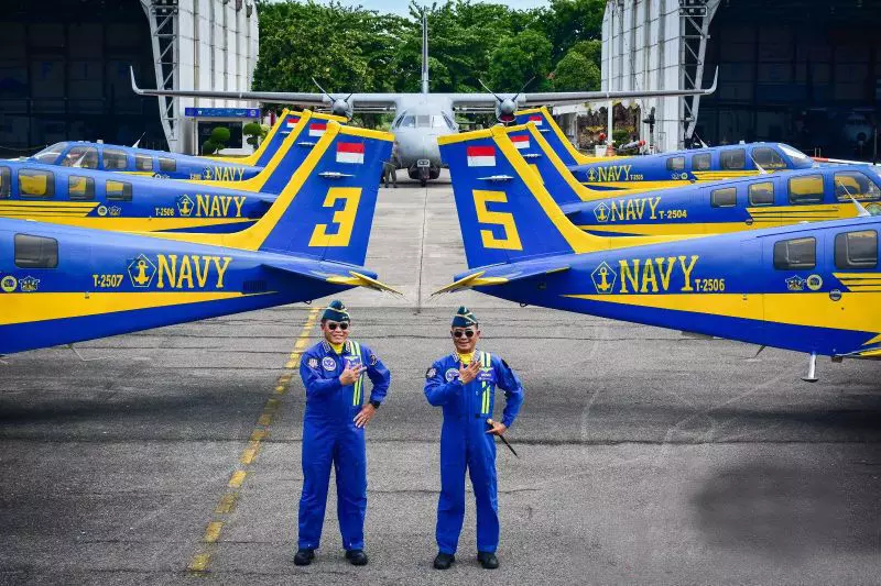 KSAL dan Pangkoarmada RI tinjau Puspenerbal sebelum tampil di HUT TNI KSAL dan Pangkoarmada RI tinjau Puspenerbal sebelum tampil di HUT TNI