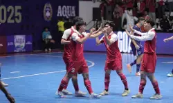 Timnas Futsal Indonesia menang telak 5-1 atas Belanda Timnas Futsal Indonesia menang telak 5-1 atas Belanda