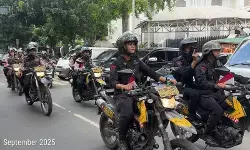Polres Jakpus patroli gabungan antisipasi gangguan keamanan
