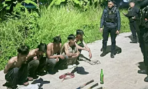 Polisi Karawang amankan sekelompok remaja yang akan tawuran Polisi Karawang amankan sekelompok remaja yang akan tawuran