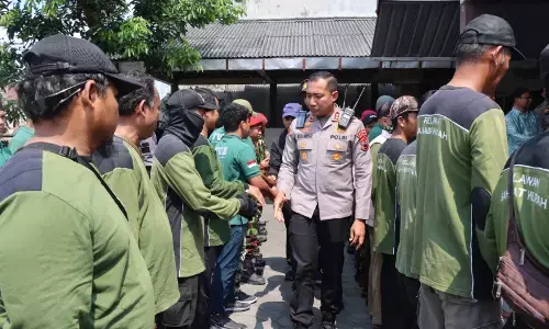 Polres Boyolali bersama warga, deklarasi berantas penyakit masyarakat Polres Boyolali bersama warga, deklarasi berantas penyakit masyarakat