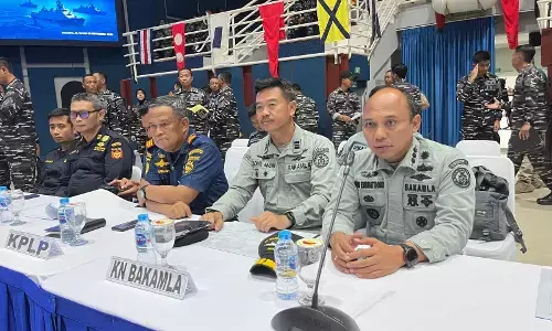 Bakamla RI ikut TFG persiapan Sailing Pass HUT ke-80 TNI Bakamla RI ikut TFG persiapan Sailing Pass HUT ke-80 TNI
