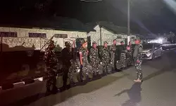 Jaga kamtibmas tetap kondusif, Kodim 1710/Mimika gelar Patroli Cipta Kondisi