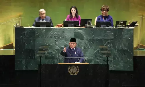 Anak seluruh bangsa saksikan tragedi, Prabowo ingin dunia membaik Anak seluruh bangsa saksikan tragedi, Prabowo ingin dunia membaik