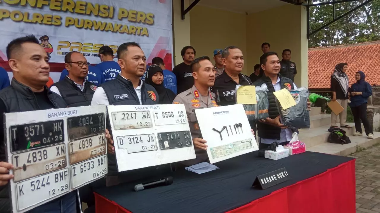 Polres Purwakarta ungkap sindikat curanmor di wilayah Subang
