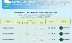 Malut berpotensi dilanda cuaca ekstrem hingga 1 Oktober