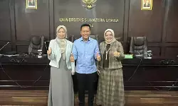 Tiga calon Rektor USU 2026-2031 dengan suara terbanyak resmi terpilih