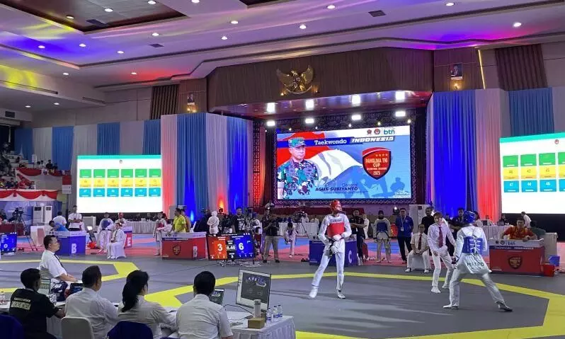 Kejuaraan Internasional Taekwondo Panglima TNI Cup 2025 sukses digelar