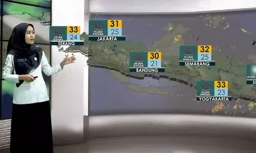 BMKG prakirakan mayoritas wilayah berawan-hujan ringan BMKG prakirakan mayoritas wilayah berawan-hujan ringan