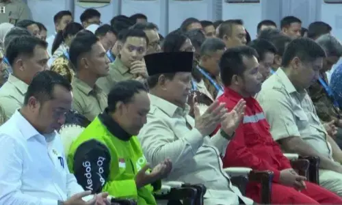 Prabowo hadiri akad massal 26 ribu rumah subsidi di Cileungsi