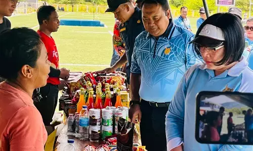 Jelang HUT TNI ke-80, Lanud Silas Papare gelar pasar murah Jelang HUT TNI ke-80, Lanud Silas Papare gelar pasar murah