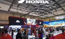 Honda ADV 160 terbaru curi perhatian pengunjung IMOS 2025