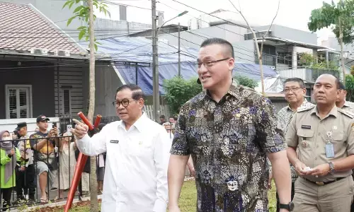 Pramono resmikan Taman Bugar Kebon Jeruk, serap aspirasi masyarakat dengan DPRD