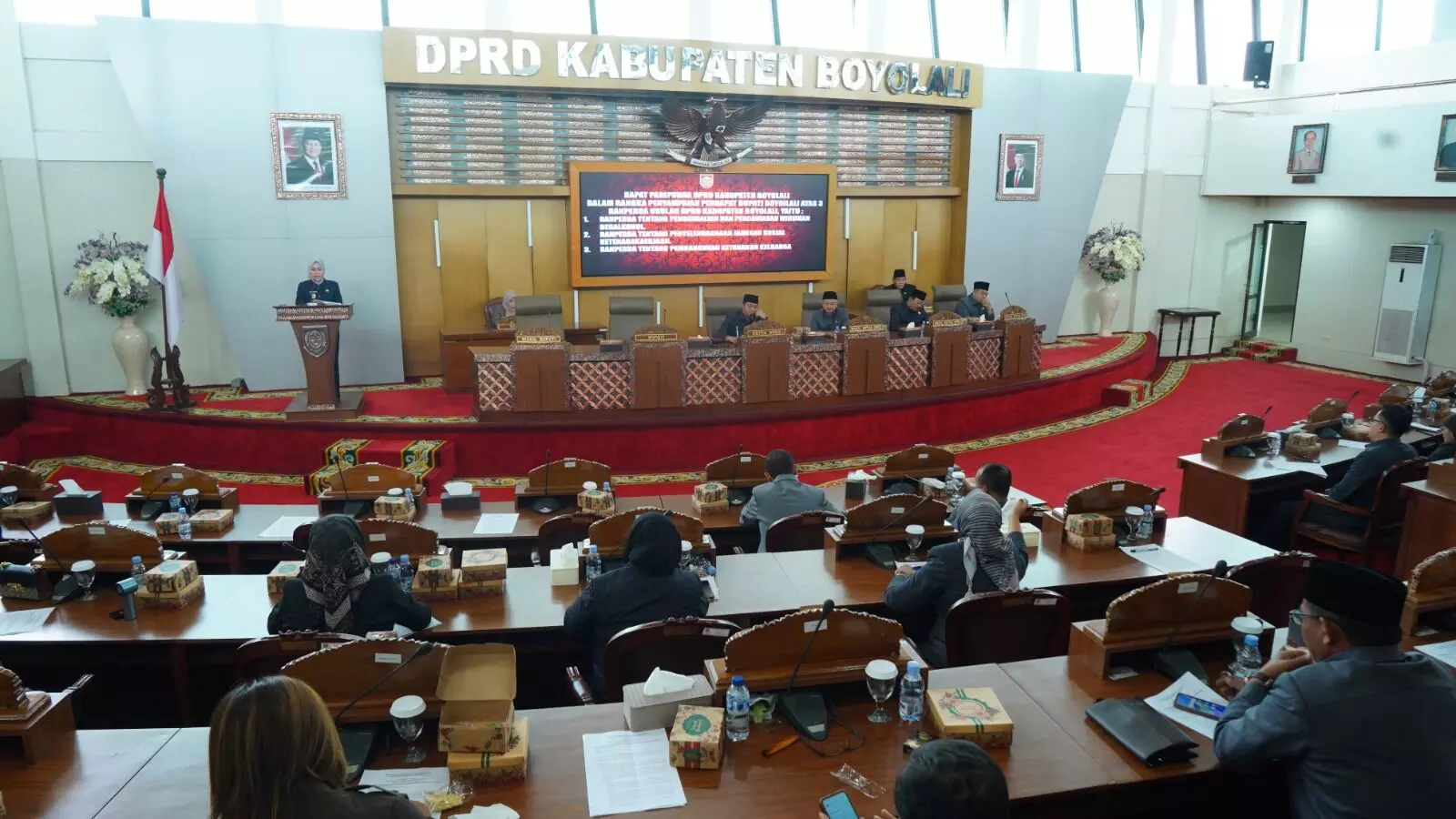 DPRD Boyolali gelar paripurna penyampaian pendapat umum Bupati Boyolali