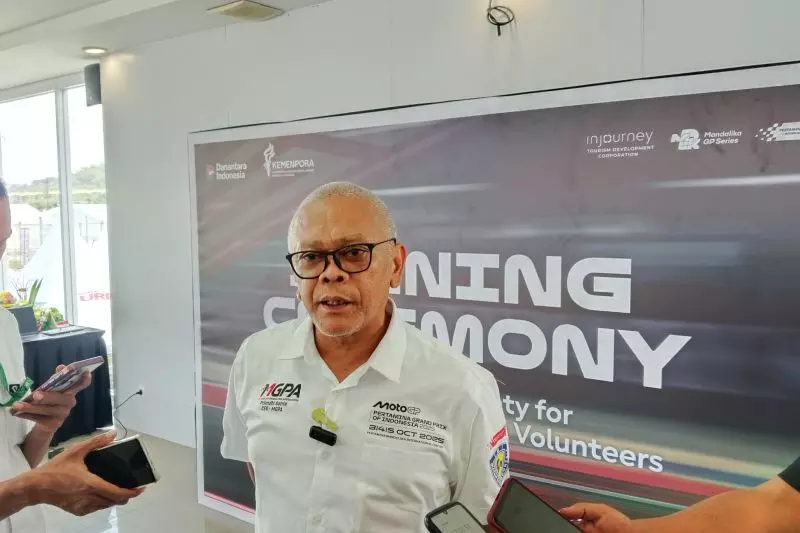 Lintasan aspal Sirkuit Mandalika siap dipakai balapan di MotoGP 2025