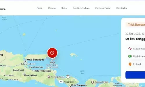 Sumenep diguncang empat kali gempa susulan