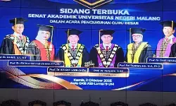 Awal Oktober, 4 profesor dikukuhkan Universitas Negeri Malang