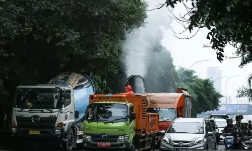 Kualitas udara Jakarta masuk tiga terburuk dunia pada Kamis