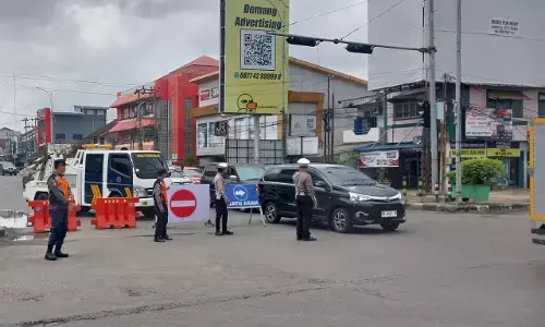 Uji coba sistem satu arah di Jalan AKBP Cek Agus dimulai 2 Oktober 2025 Uji coba sistem satu arah di Jalan AKBP Cek Agus dimulai 2 Oktober 2025