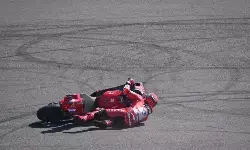 Marc Marquez mengaku kehilangan daya cengkeram rem