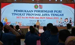 Sebanyzk 317 guru ikuti Porsenijar Jateng 2025