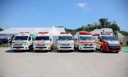22 ambulans siap kawal jalannya MotoGP Indonesia 2025 22 ambulans siap kawal jalannya MotoGP Indonesia 2025