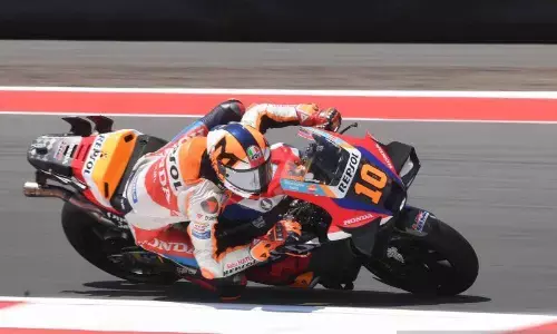 Luca Marini catat waktu tercepat di FP1 MotoGP Indonesia