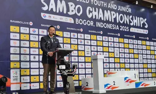 Kehadiran Menko IPK AHY bikin istimewa Kejuaraan Dunia Sambo Remaja dan Junior 2025 Kehadiran Menko IPK AHY bikin istimewa Kejuaraan Dunia Sambo Remaja dan Junior 2025