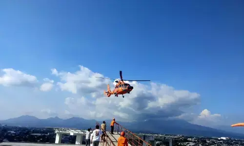 Basarnas lakukan evakuasi medis udara pembalap Moto2 di Mandalika