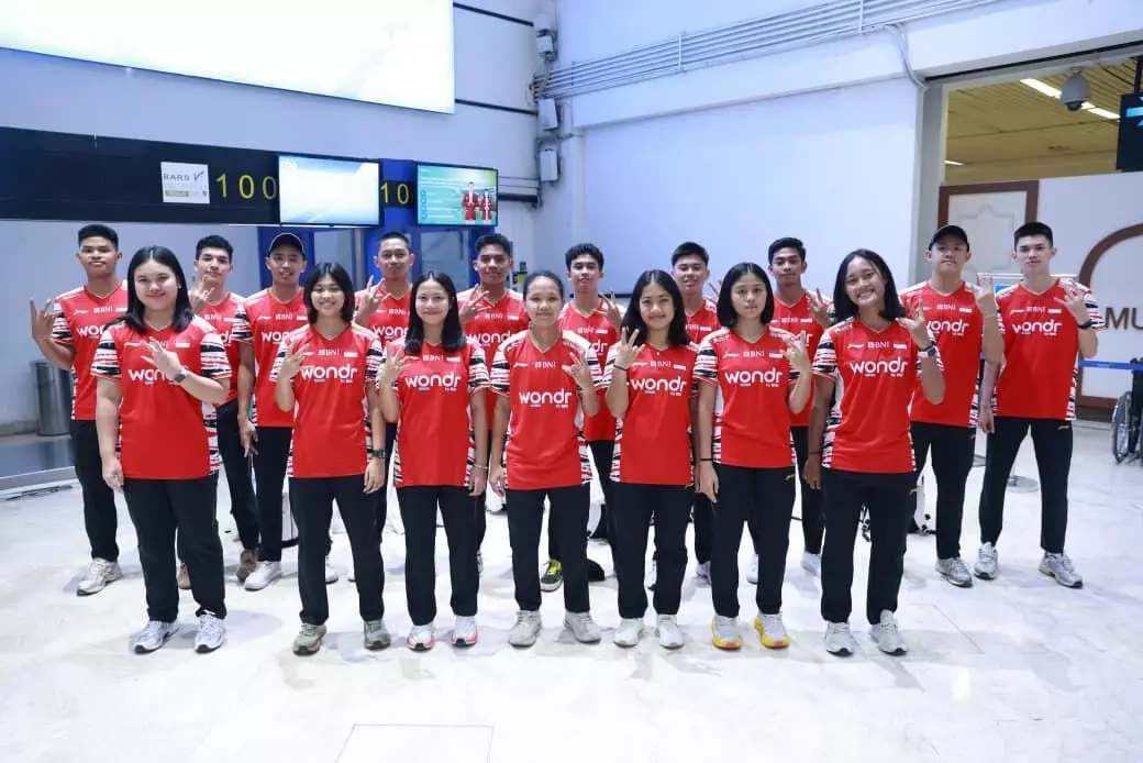 Jelang BWF World Junior Championships 2025, Tim Junior Indonesia bertolak ke India