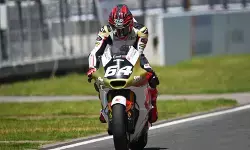 Mario Aji masih kesulitan di latihan bebas 2 Moto2 Indonesia