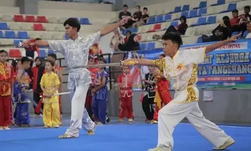 Kejurda wushu di Kota Tangerang diikuti 260 atlet muda Kejurda wushu di Kota Tangerang diikuti 260 atlet muda