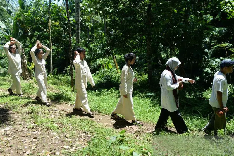 Tradisi Ngunder Cai panggilan untuk jaga Sungai Cibanten Banten