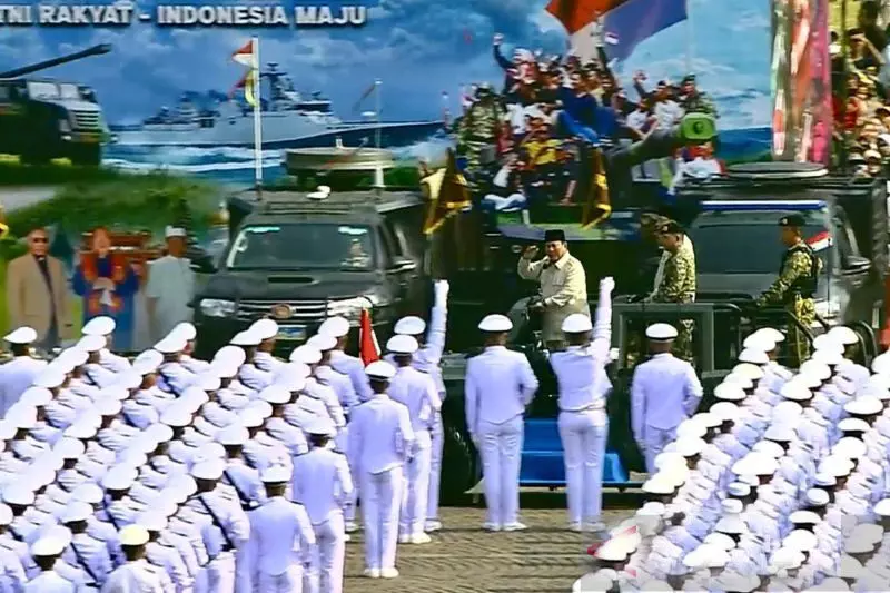 HUT Ke-80 TNI, Presiden Prabowo: Terima kasih atas pengabdianmu