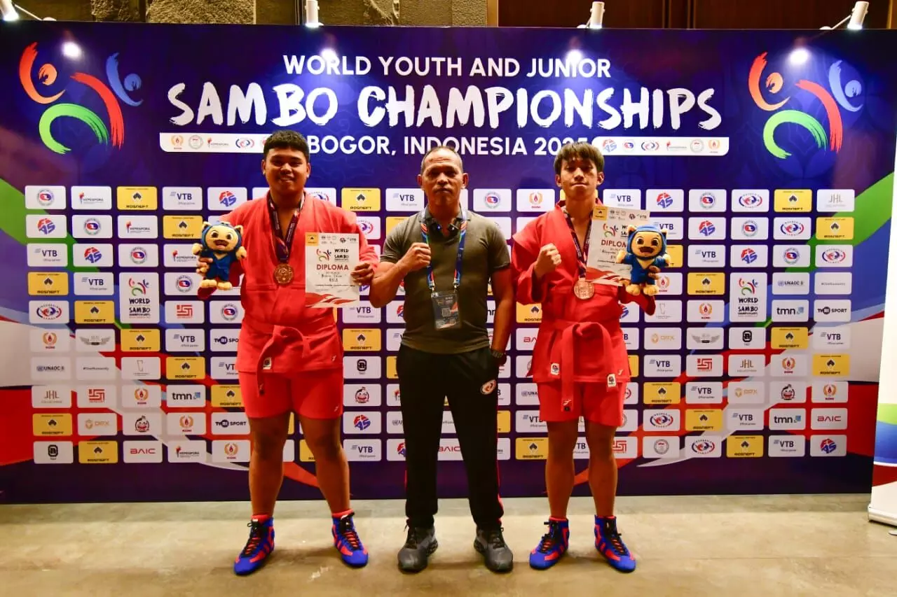 Akhiri Kejuaraan Dunia 2025, Timnas Sambo Indonesia raih 4 perunggu