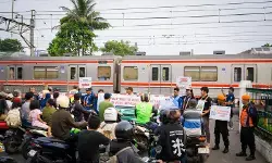 KAI Jakarta catat ada 140 perlintasan liar kereta api hingga Oktober