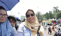 Ratusan ribu masyarakat sipil padati Silang Monas, ungkap dukungan dan bangga untuk TNI