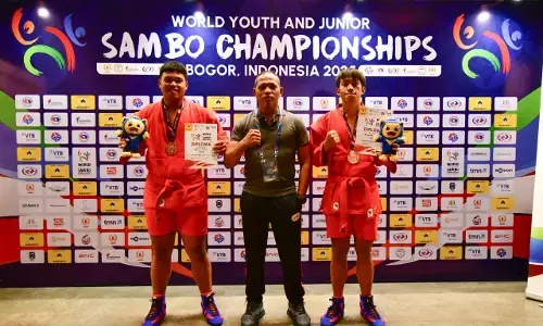 Akhiri Kejuaraan Dunia 2025, Timnas Sambo Indonesia raih 4 perunggu Akhiri Kejuaraan Dunia 2025, Timnas Sambo Indonesia raih 4 perunggu