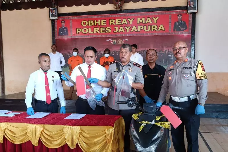 Polisi tangkap tiga pelaku pencurian ojol di Sentani