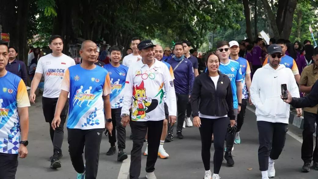 Bersama Bupati Langkat lepas Run Fest, Zita Anjani: Tangkahan is The Best!