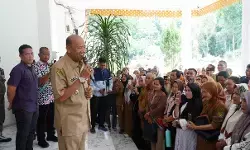 Haru biru ratusan Nakes R4, sampaikan terima kasih kepada Bupati Langkat