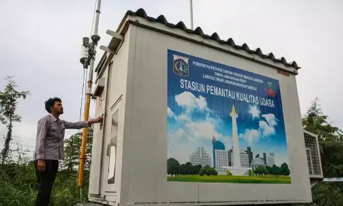 Udara Jakarta Selasa ini tak sehat, pakai masker saat di luar rumah
