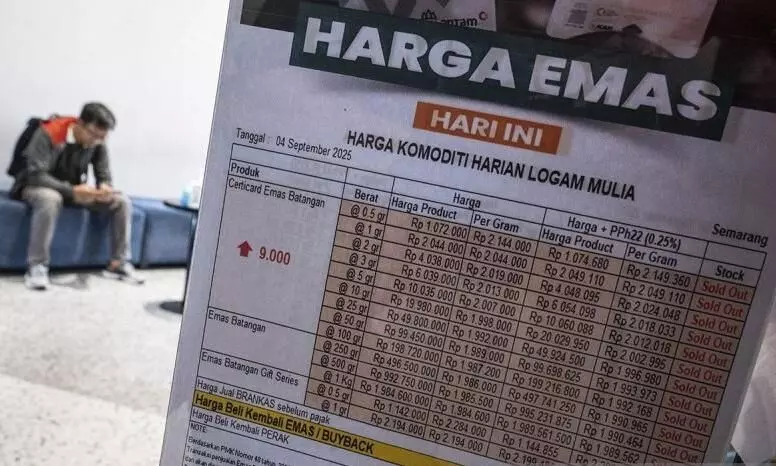 Harga emas Antam naik lagi, nyaris tembus Rp2,3 juta per gram