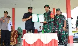 TMMD Ke-126 Kodim 1505/Tidore resmi dibuka, TNI siap wujudkan pemerataan pembangunan di Oba Selatan