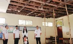 Ruang kelas di SD 2 Bae Kudus rusak, Wabup : Pastikan perbaikan segera dilakukan