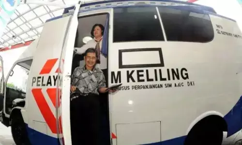 SIM keliling buka di lima lokasi Jakarta pada Rabu
