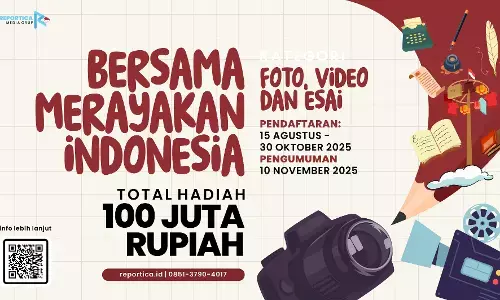 Peringati Setahun Pemerintahan Prabowo, Reportica Media Grup gelar lomba nasional esai dan foto Peringati Setahun Pemerintahan Prabowo, Reportica Media Grup gelar lomba nasional esai dan foto