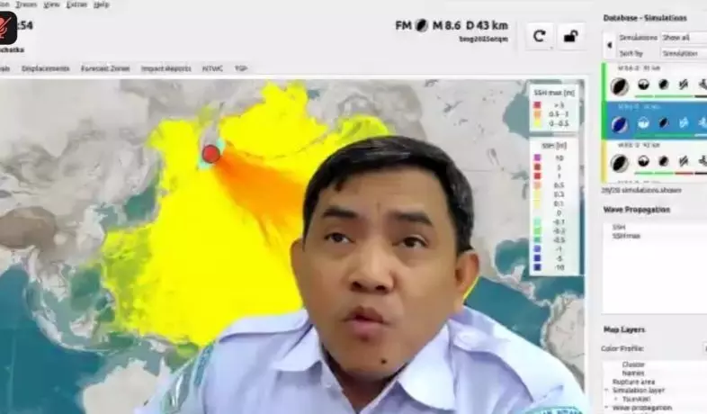 BMKG terbitkan peringatan potensi tsunami di Talaud Sulawesi Utara BMKG terbitkan peringatan potensi tsunami di Talaud Sulawesi Utara