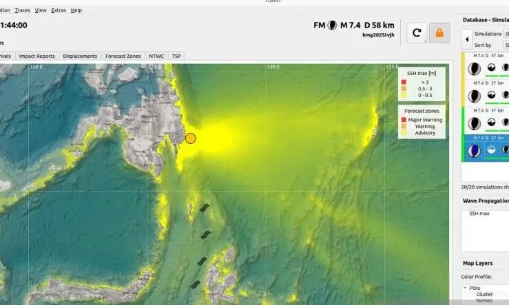 BMKG nyatakan peringatan dini tsunami Talaud berakhir BMKG nyatakan peringatan dini tsunami Talaud berakhir